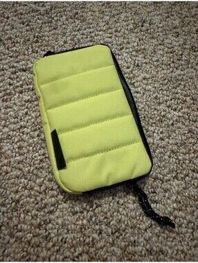 Burton lime puffer winter zippered cell phone case